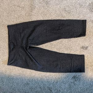 Lululemon crop leggings grey